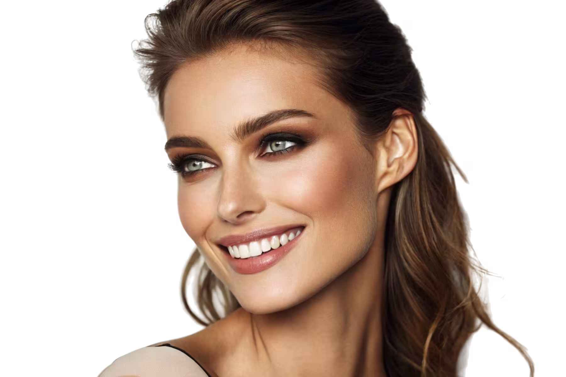 Patient smiling after treatment